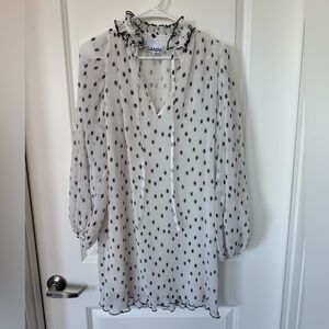 Ganni - polka dot dress